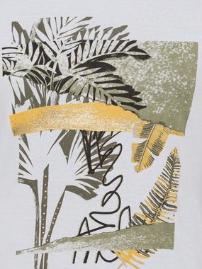 Olsen Rundhalsshirt mit schönem Blätterprint