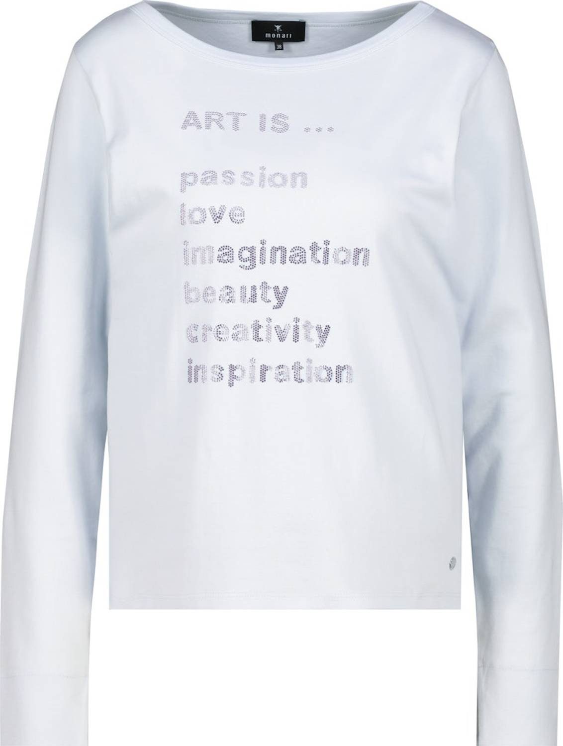 Monari T-Shirt 809376 Strasssteinschriftzug günstig online kaufen