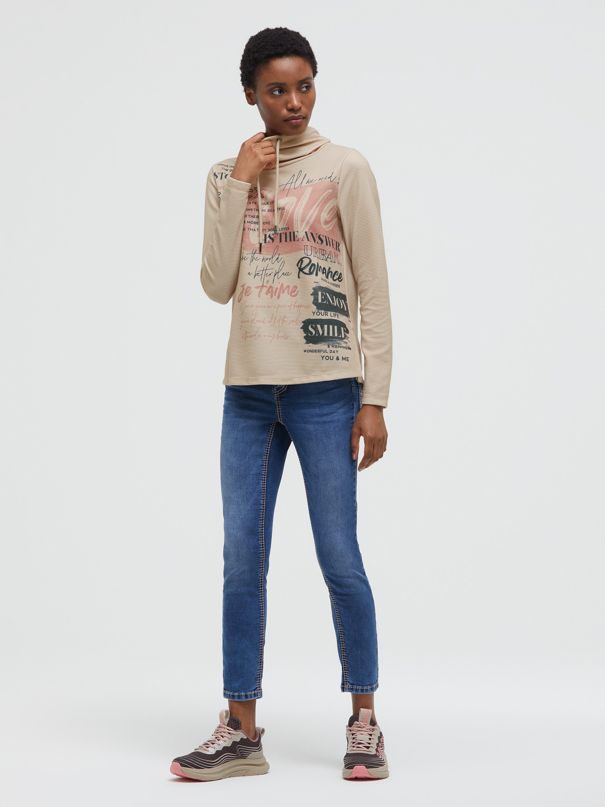 SOCCX Sweater mit hochschließendem Kragen – Bild 3 von 5