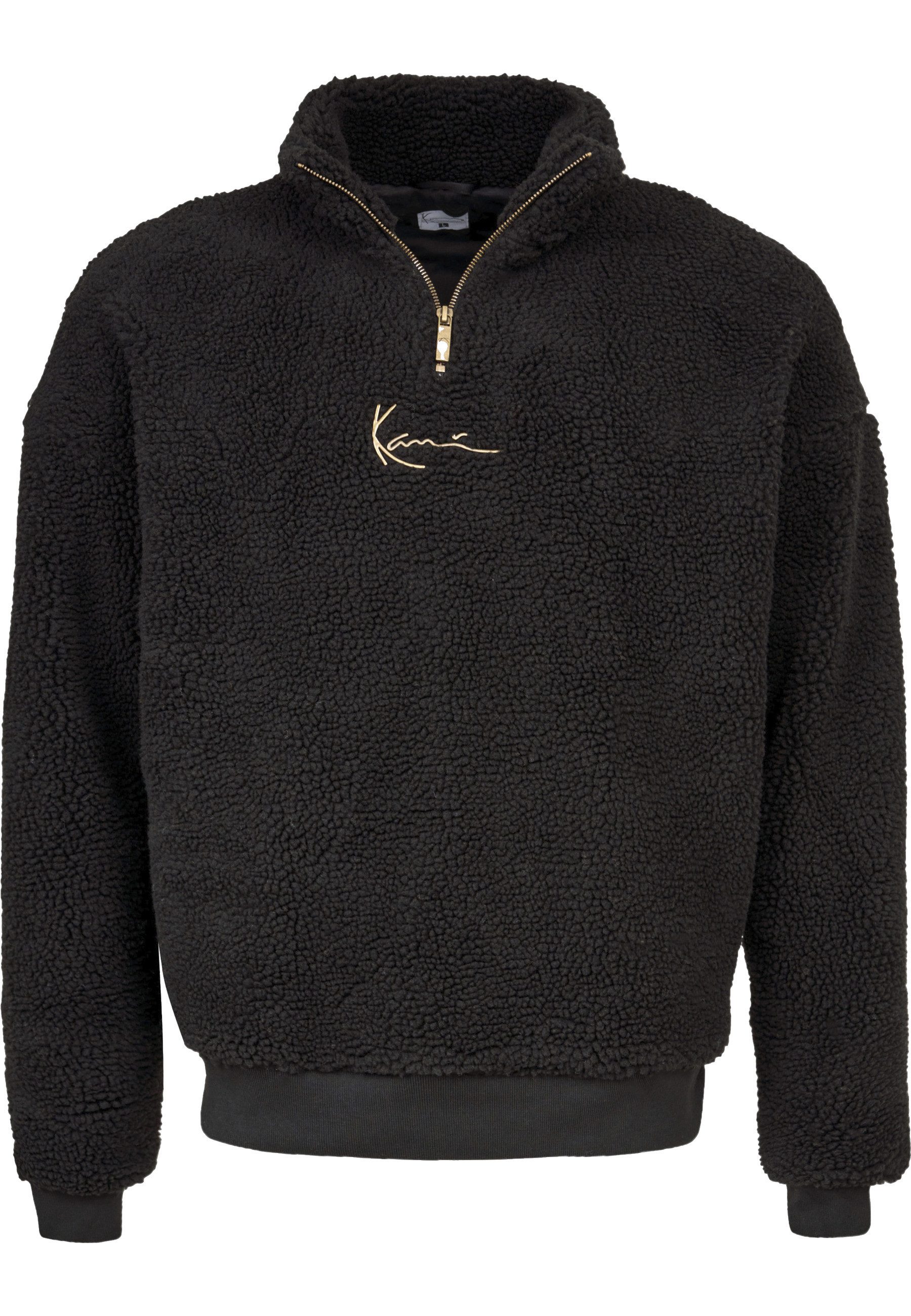 Karl Kani Sweatshirt Karl Kani Herren SMALL SIGNATURE TEDDY TROYER BLACK (1-tlg)