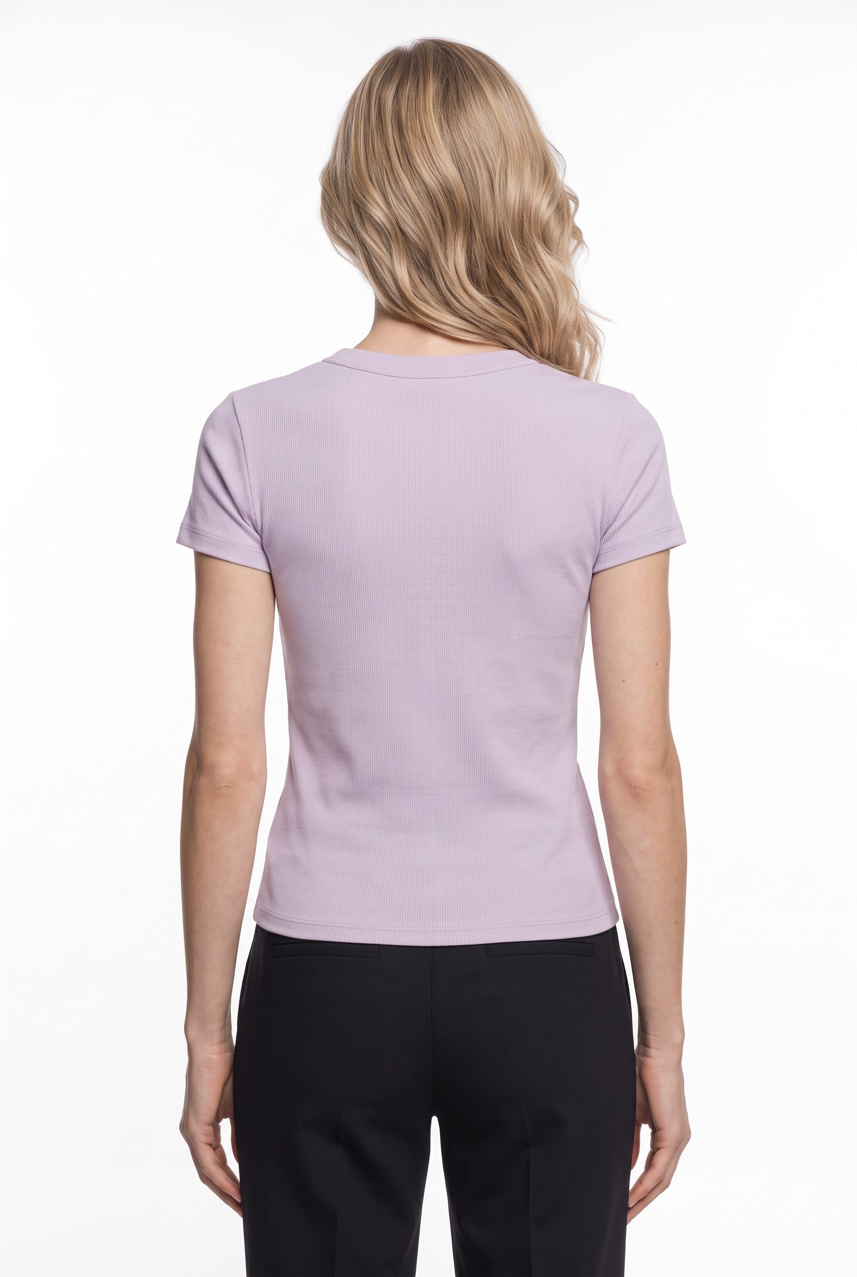 HUGO T-Shirt Easy Tee mit HUGO Aufnäher – Bild 3 von 5