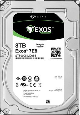 Seagate Exos 7E8 8TB SATA 512e/4Kn HDD-Server-Festplatte (8 TB) 249 MB/S Lesegeschwindigkeit, Bulk