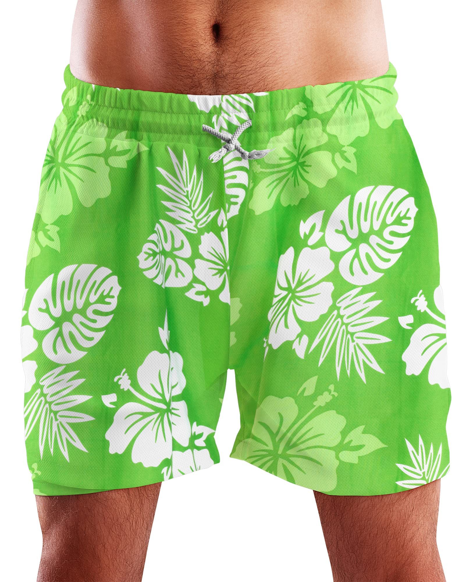 King Kameha Badeshorts Mono Hibiscus Hawaii günstig online kaufen
