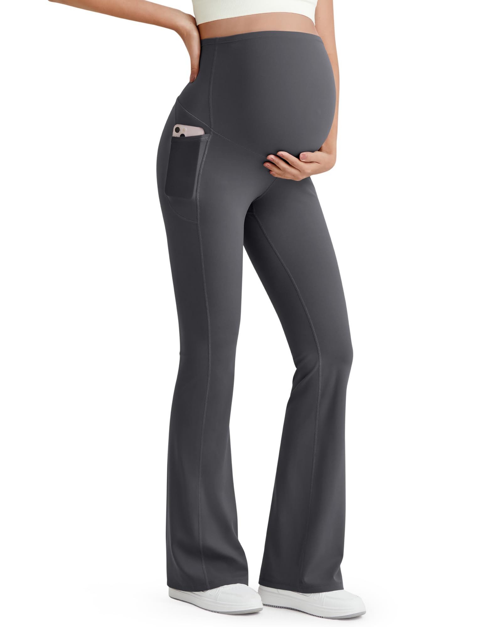G4Free Umstandshose Damen Umstandsleggings Schlaghose Jogginghosen stoffhos günstig online kaufen