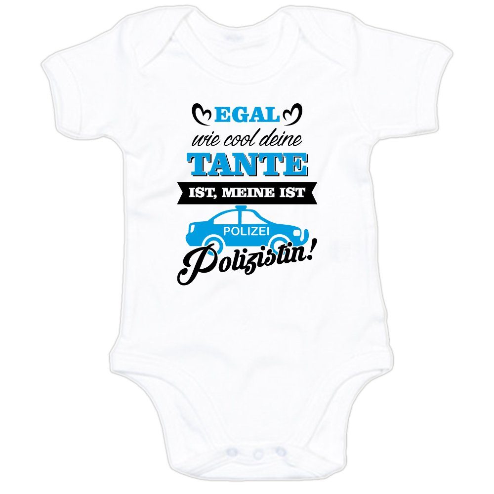Kurzarmbody Egal wie cool deine Tante ist, meine ist Polizistin!