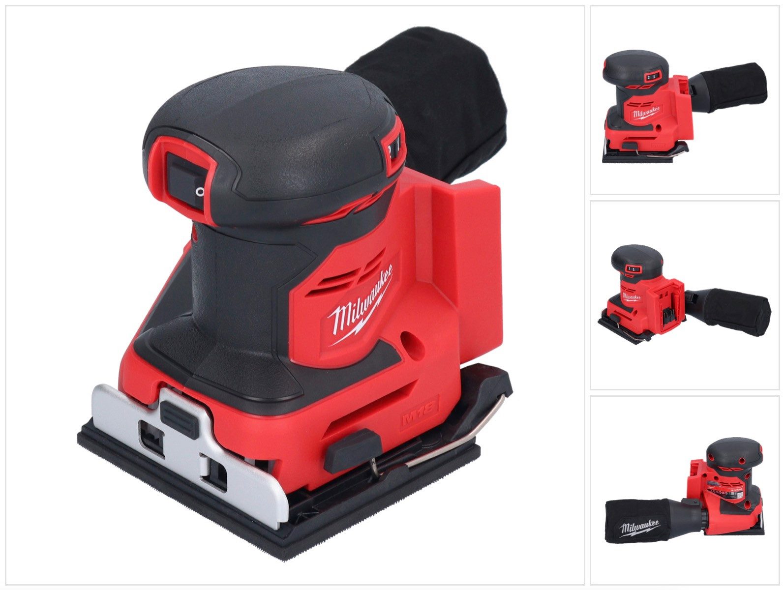 Milwaukee Exzenterschleifer M18 BQSS-0 Akku Schwingschleifer günstig online kaufen