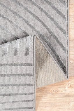 Teppich Knight Luxuriöser Wohnzimmerteppich, 3D Effekt, the carpet, Rechteck, Höhe: 12 mm, Wohnzimmer, Schlafzimmer, Kurzflor, Glanzeffekt, Soft, Hoch-Tief