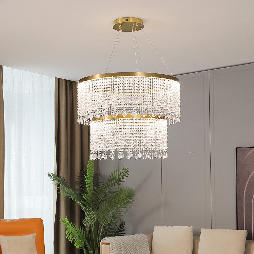 Eurotondisplay LED Pendelleuchte LED Pendelleuchte Hängelampe Fernbedienung günstig online kaufen