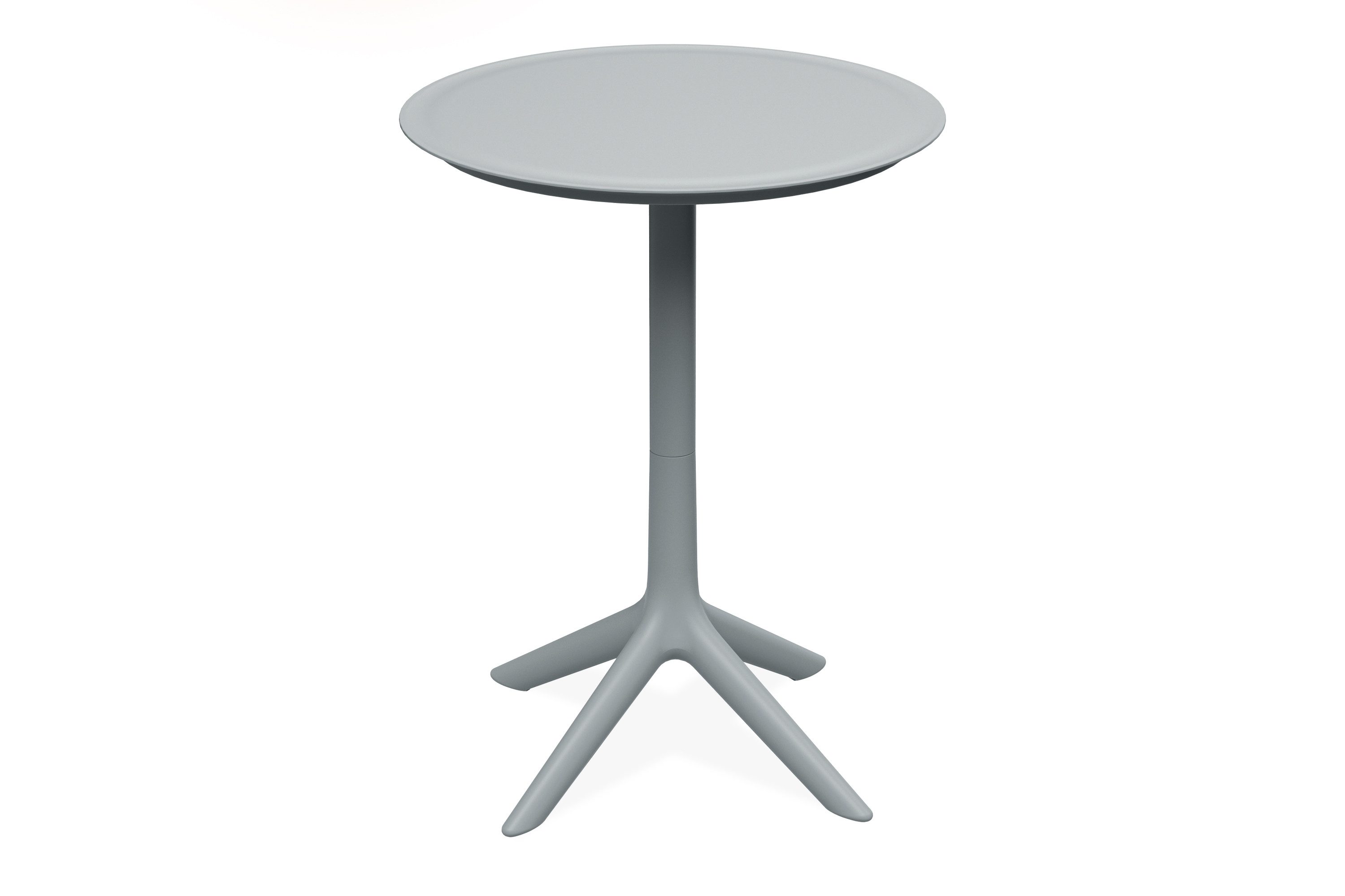 KONSIMO® Gartentisch GALIO Nachhaltiger Balkontisch, Runder Tisch, hergestellt in der EU, Wetterfester Outdoor-Tisch, Umweltfreundlich, Pflegeleicht