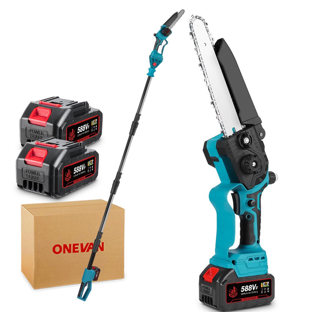 ONEVAN Akku-Hochentaster 8 Zoll Mini Kettensäge günstig online kaufen