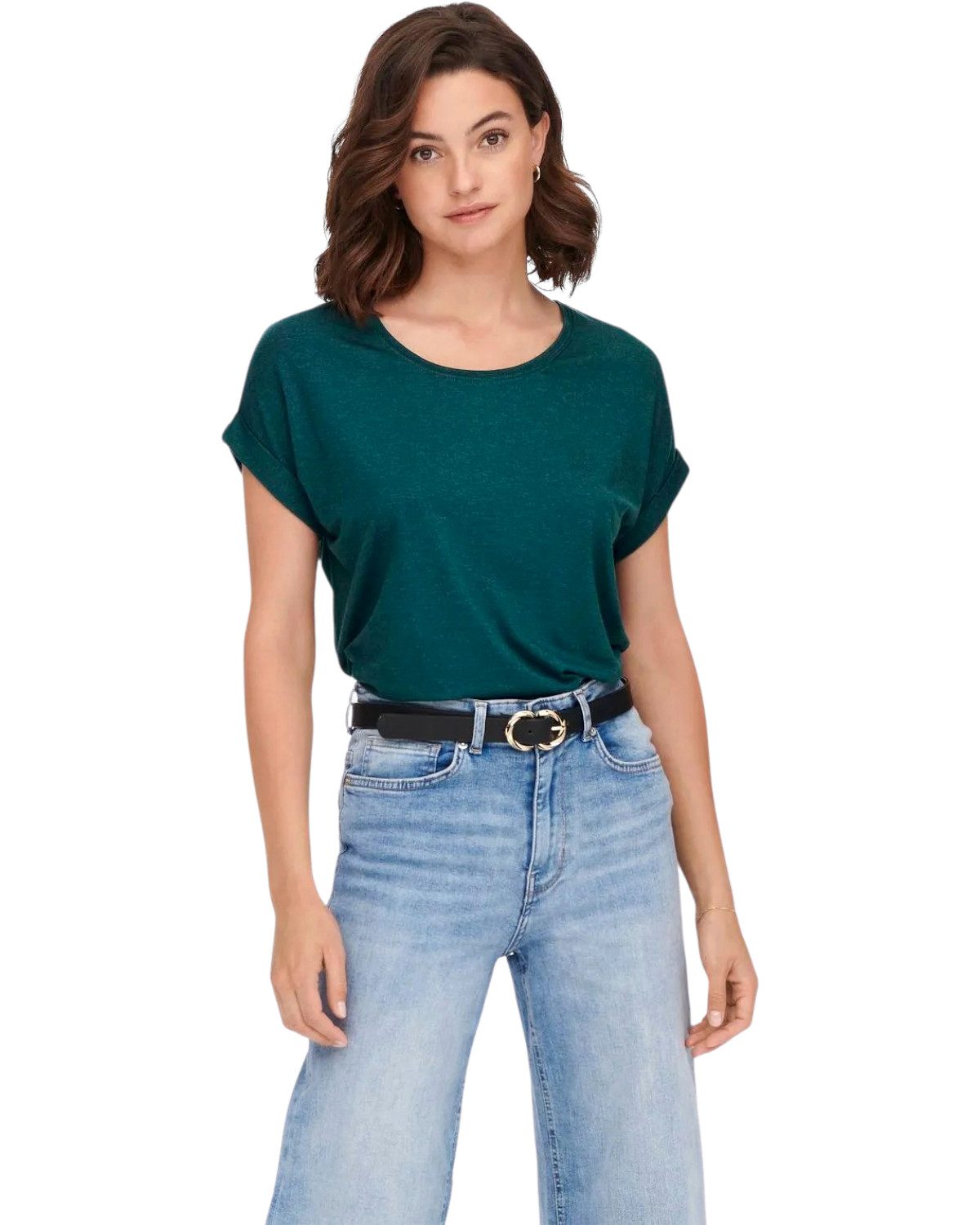 ONLY T-Shirt Stilvolles Basic Shirt mit günstig online kaufen