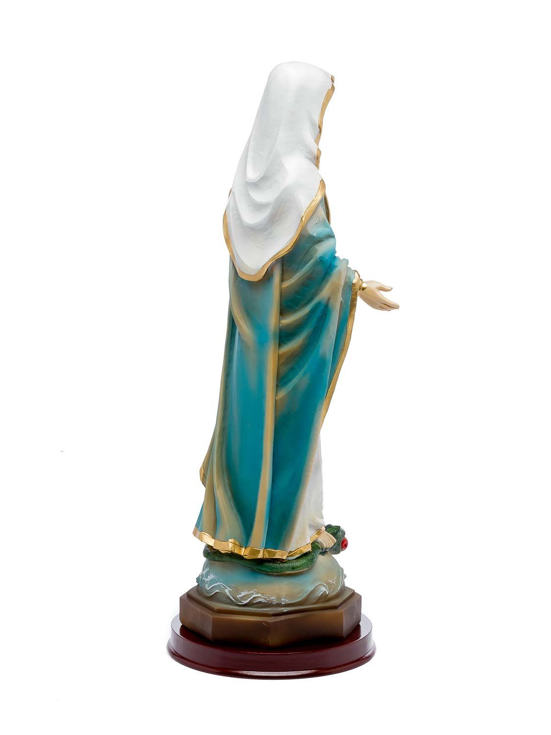 Madonna 43cm Maria Aubaho Figur Skulptur Heiligenfigur sculpture Dekofigur