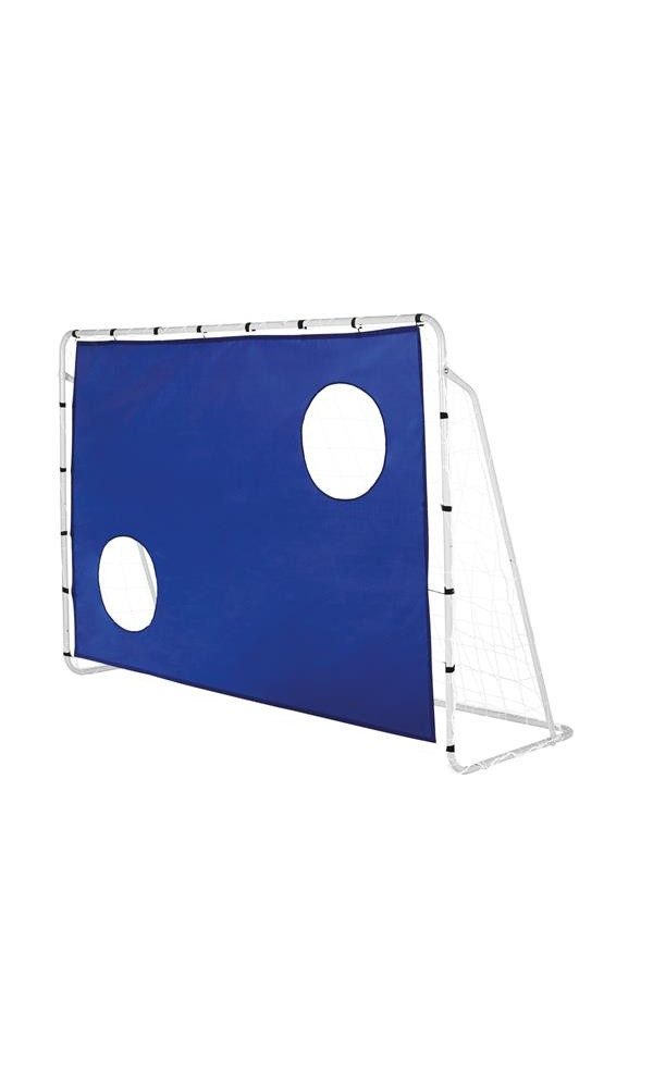Trainingshilfe Fussballtore NT7888 mit Trainingspanel - 215cm - weiss