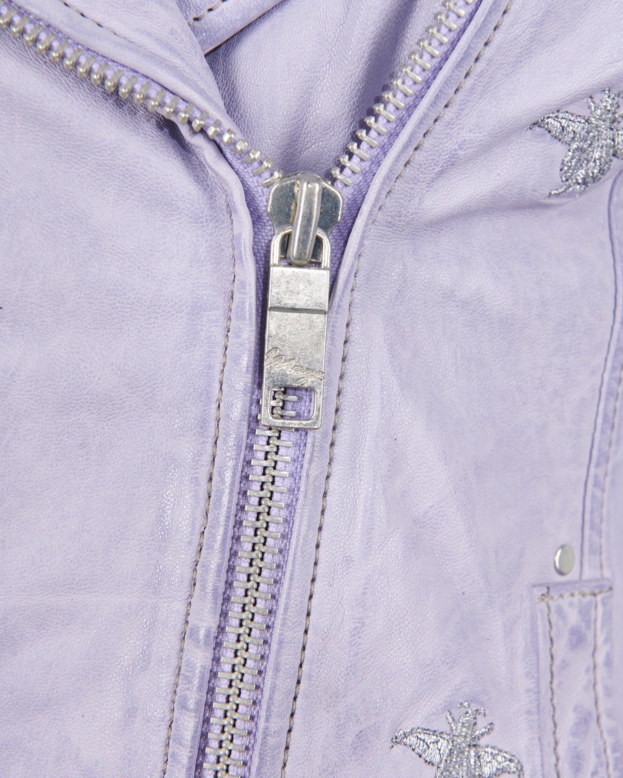 Maze Lederjacke Blackridge lavendel