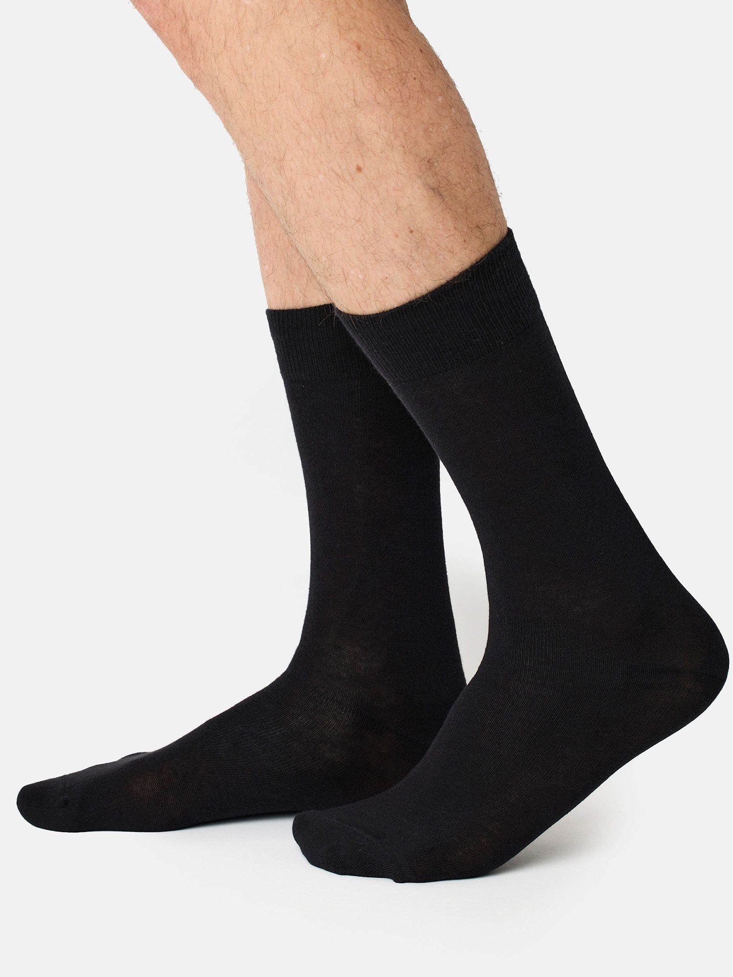 günstig Business Nur uni Basicsocken Baumwolle Der (12-Paar) Socken schwarz