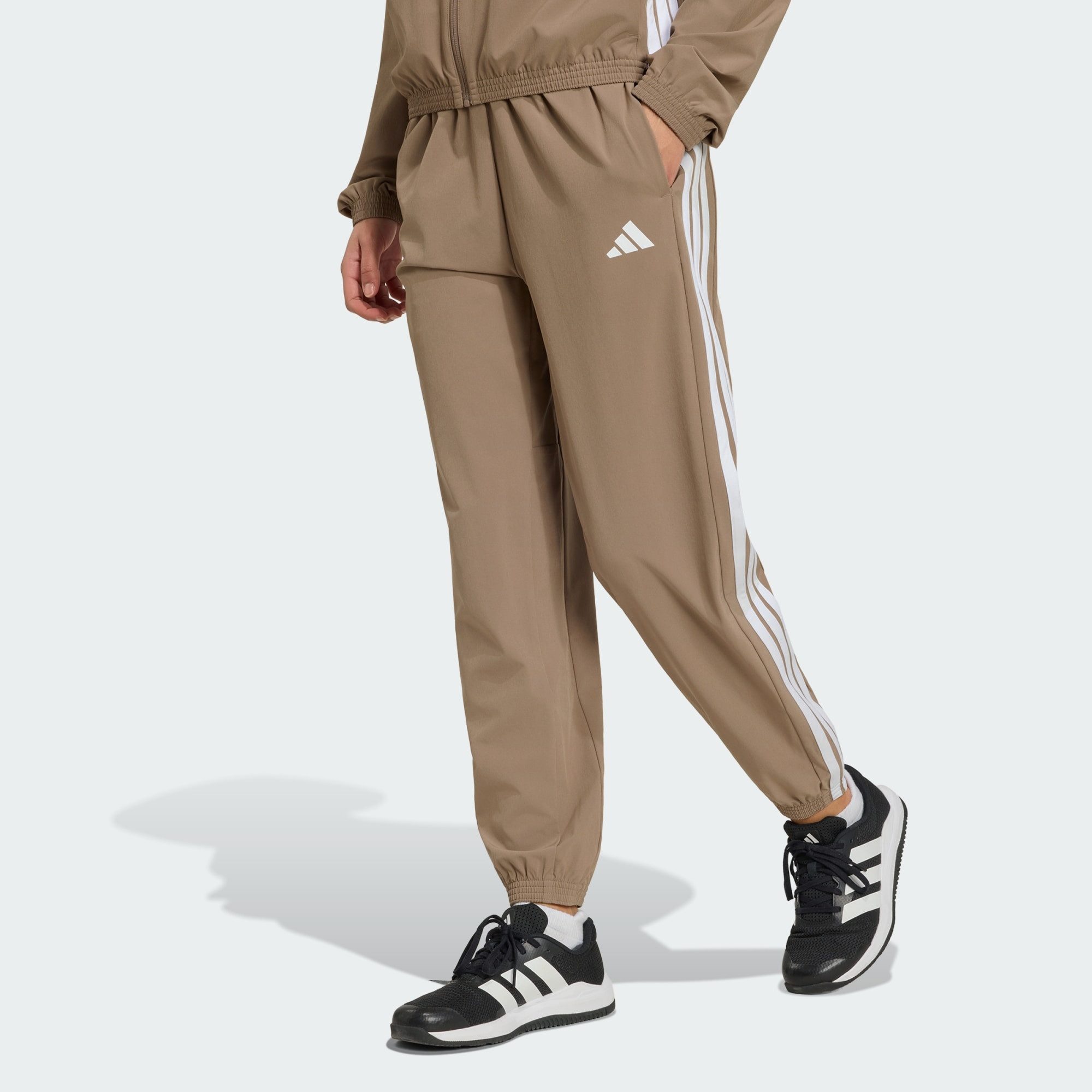 adidas performance Trainingshose TRAIN ESSENTIALS 3-STREIFEN WOVEN HOSE