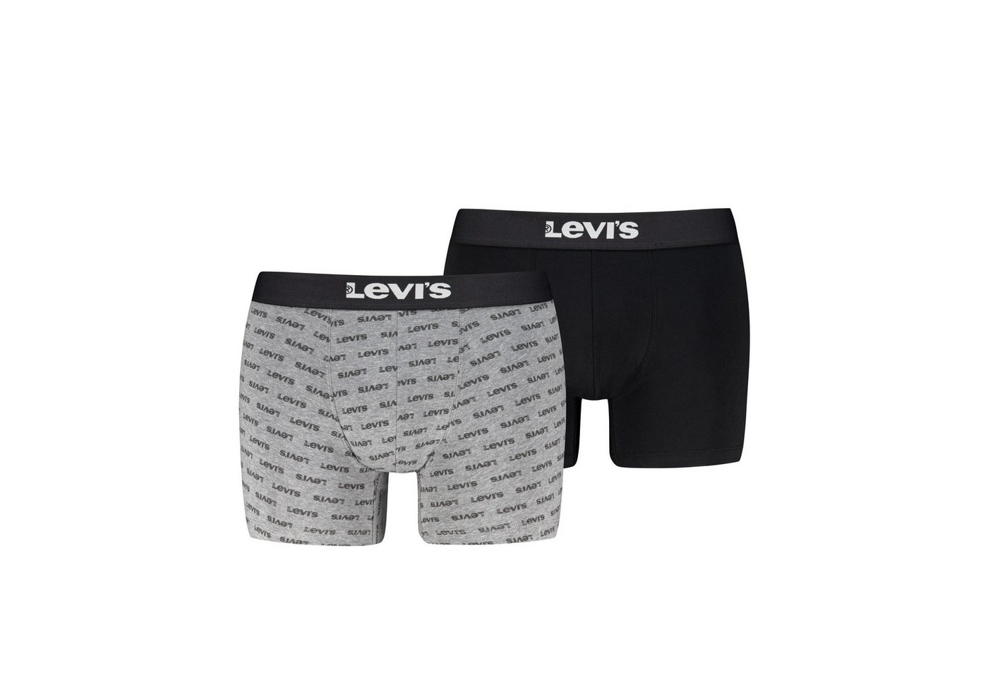 Levi's® Boxershorts LEVIS MEN LOGO AOP BOXER BRIEF 2P (2er Pack)