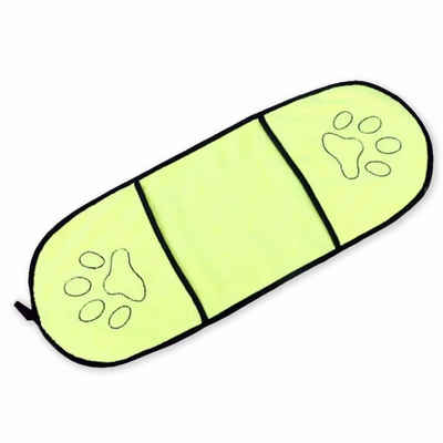 Monkimau Hundebademantel Mikrofaser Hundehandtuch - gelb