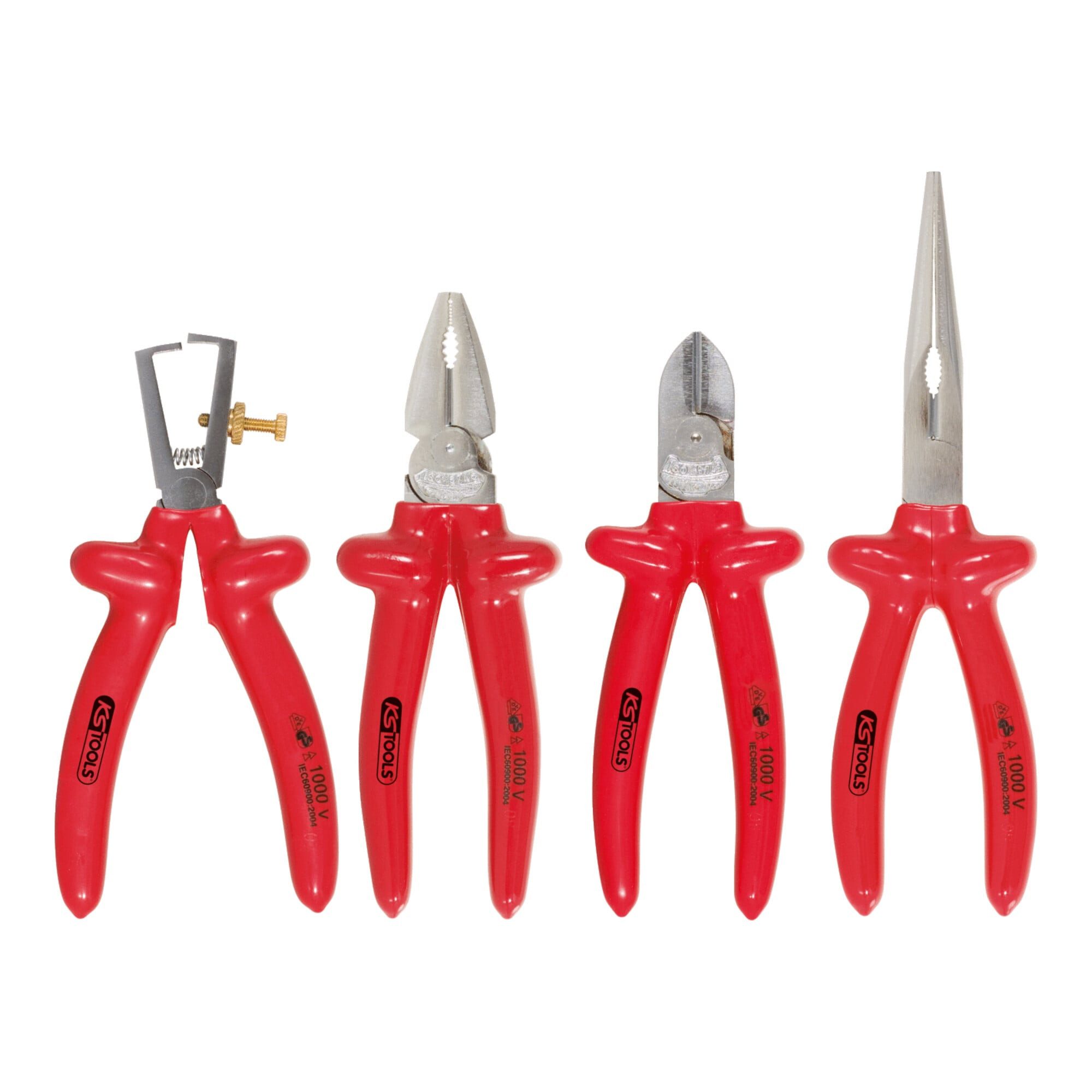 KS Tools Zangenset KS Tools CLASSIC 1000V Zangen-Satz, 4-teilig Variante 2