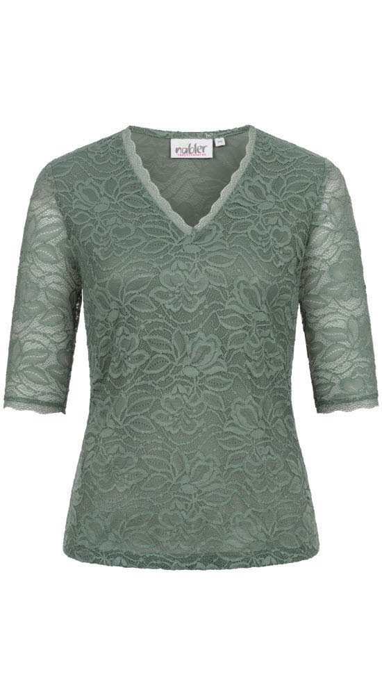 Nübler Dirndlbluse Trachtenbluse kurzarm Frieda in günstig online kaufen