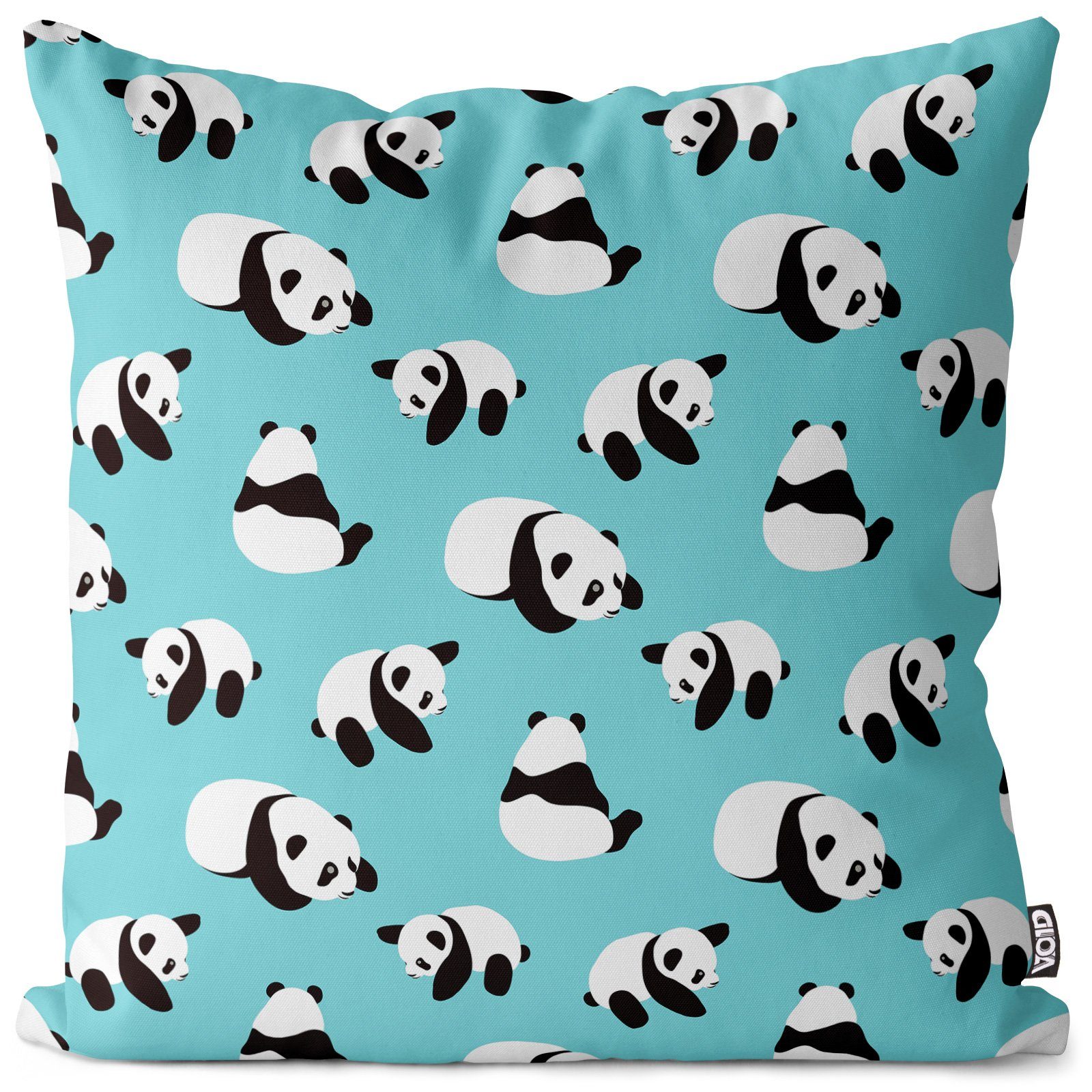 VOID Kissenbezug, (1 Stück), Panda Muster Kinderzimmer Bär cartoons hübsch nett süss charakter bär