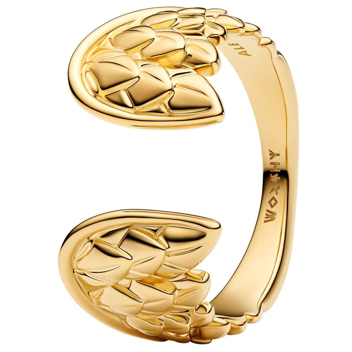 Pandora Fingerring 164222C00, Ring für Damen Marvel Thor Flügel Goldfarben