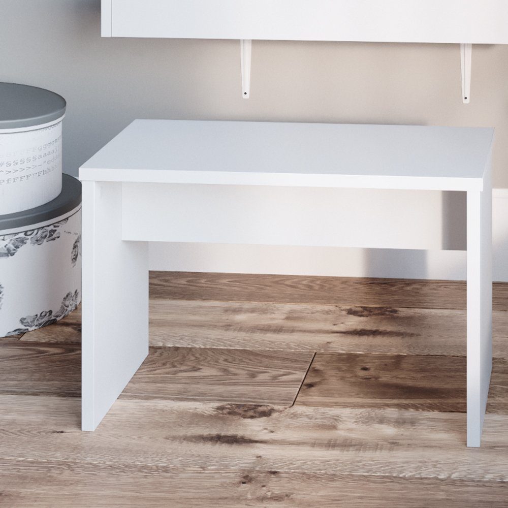 Vicco Sitzbank, Weiß, 70 cm für Schminktisch (Einzelartikel, 1-St), divers kombinierbar