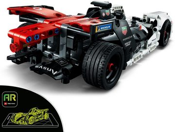 LEGO® Konstruktionsspielsteine Formula E® Porsche 99X Electric (42137), LEGO® Technic, (422 St)