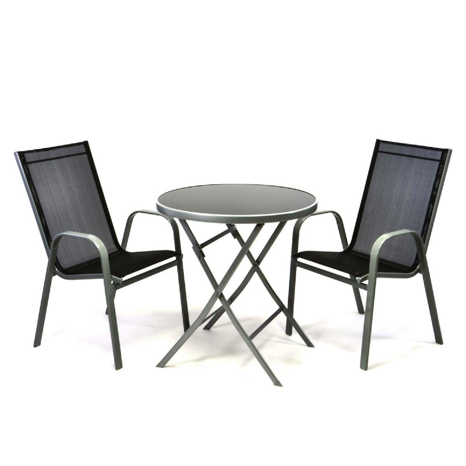 VCM Garten-Essgruppe 3-tlg. Set Gartenmöbel Sitzgruppe günstig online kaufen