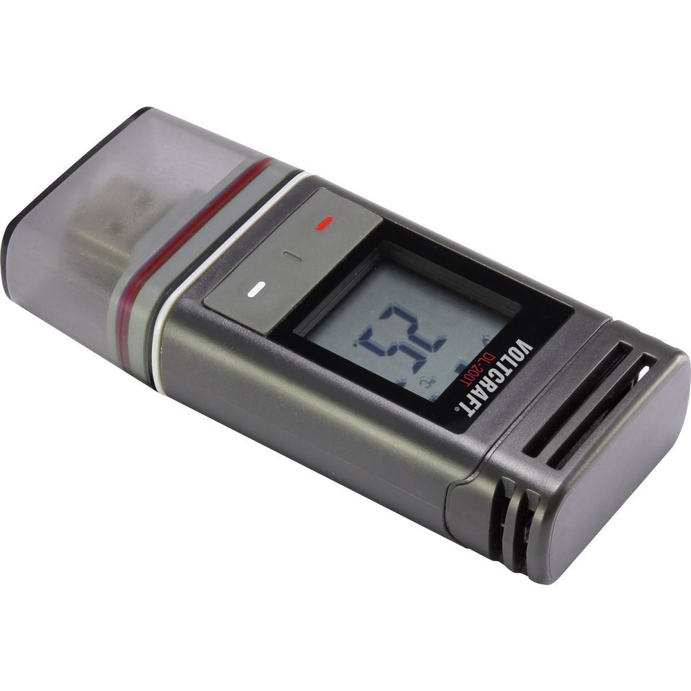 (DL-200T) VOLTCRAFT Messgröße DL-200 VOLTCRAFT Temperatur-Datenlogger Klimamesser Temperatu, T DL-200T