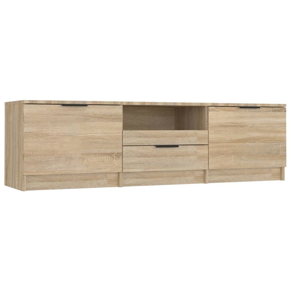 furnicato TV-Schrank Sonoma-Eiche cm 140x35x40 Holzwerkstoff