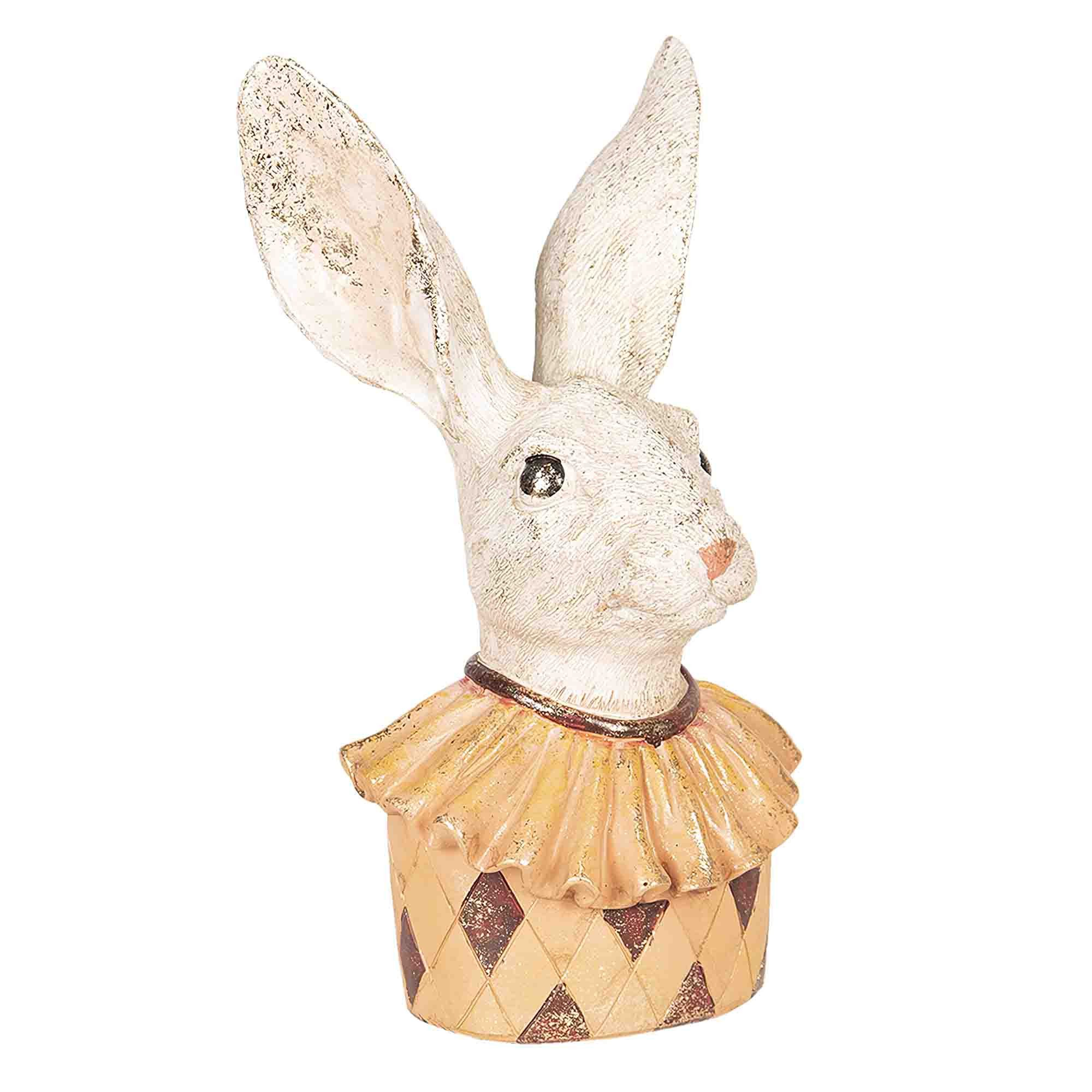 Clayre & Eef Osterhase Hasenkopf Shabby-chic 11 x 8 x 24 cm