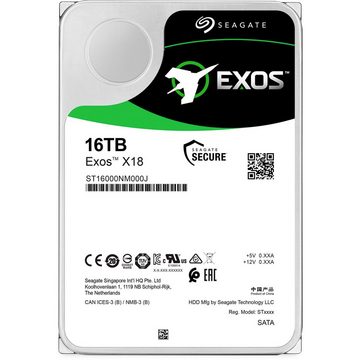 Seagate Exos X18 16 TB interne HDD-Festplatte