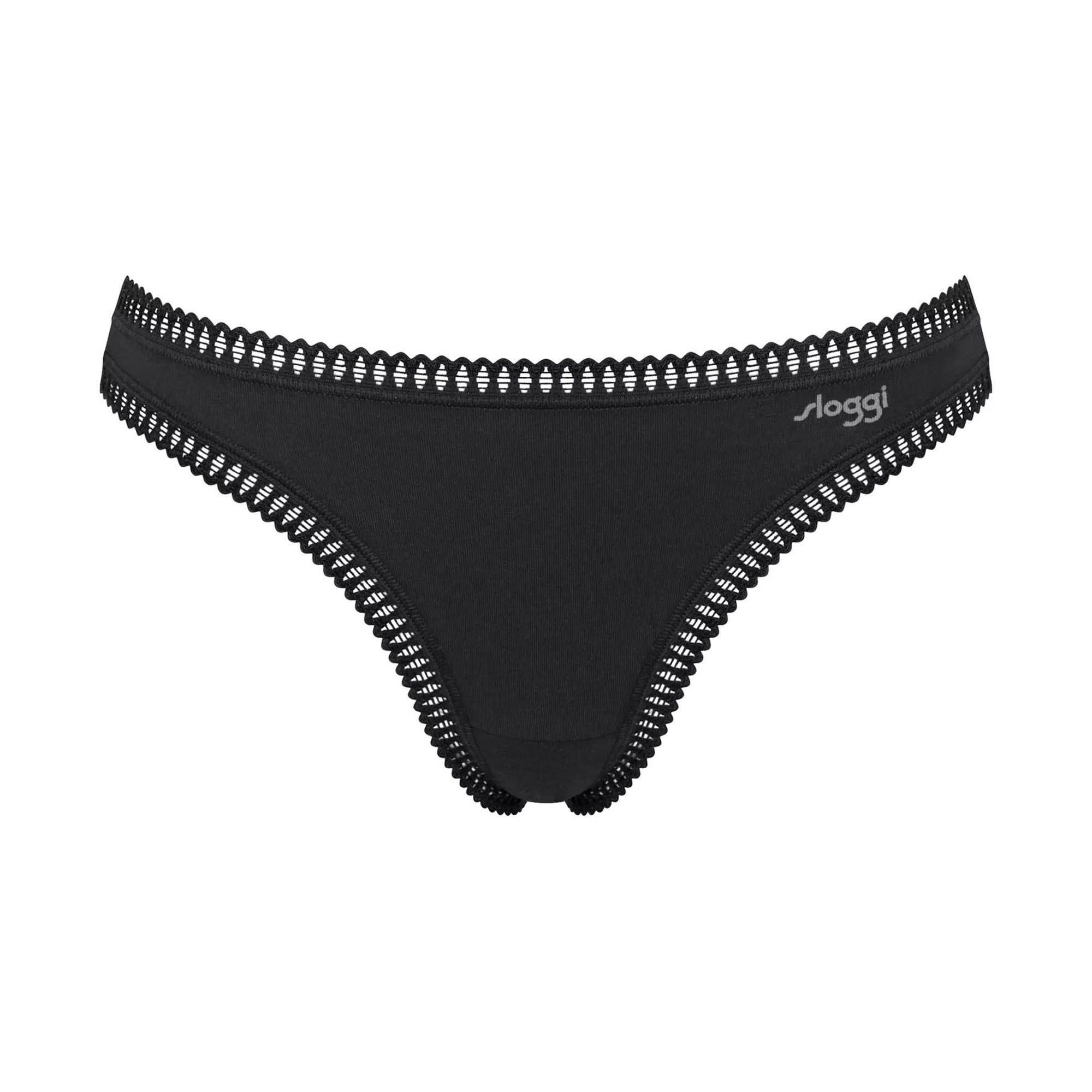 sloggi String Damen String 6er Pack Baumwolle (Packung, 6er Pack)