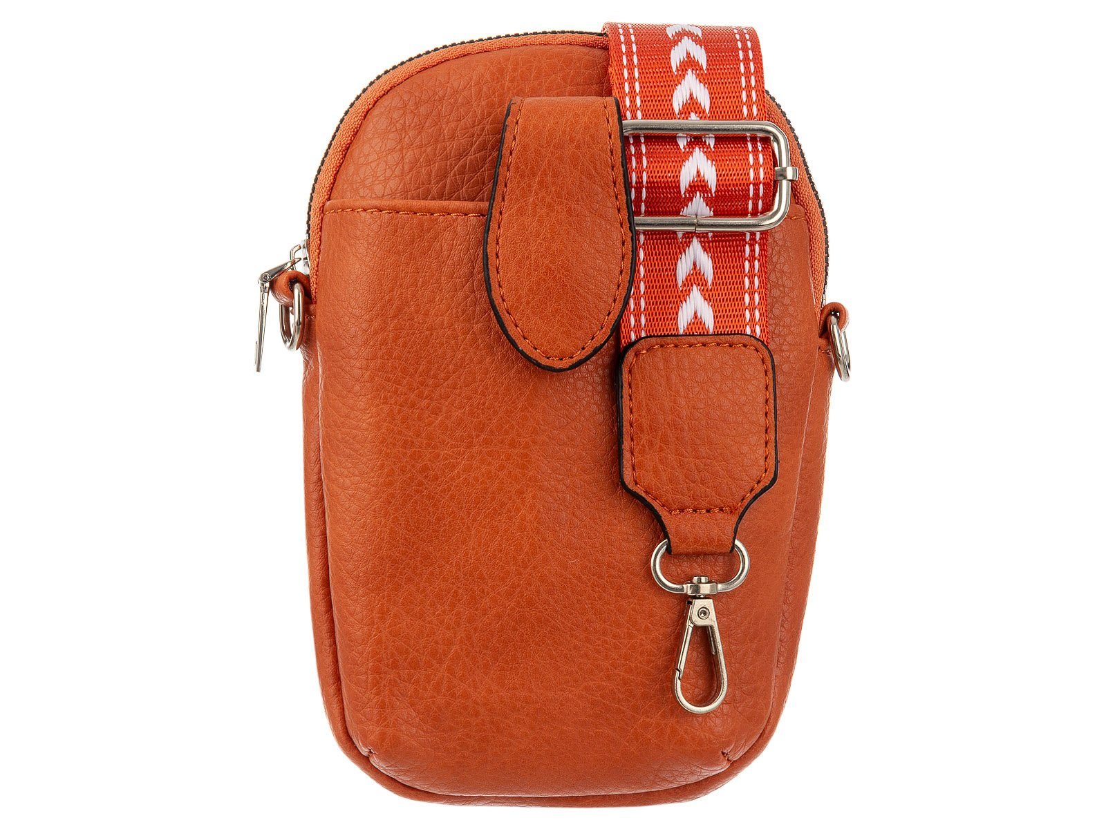 Hernan Handytasche HB0376 mit breitem Gurt, mit Schulterriemen orange