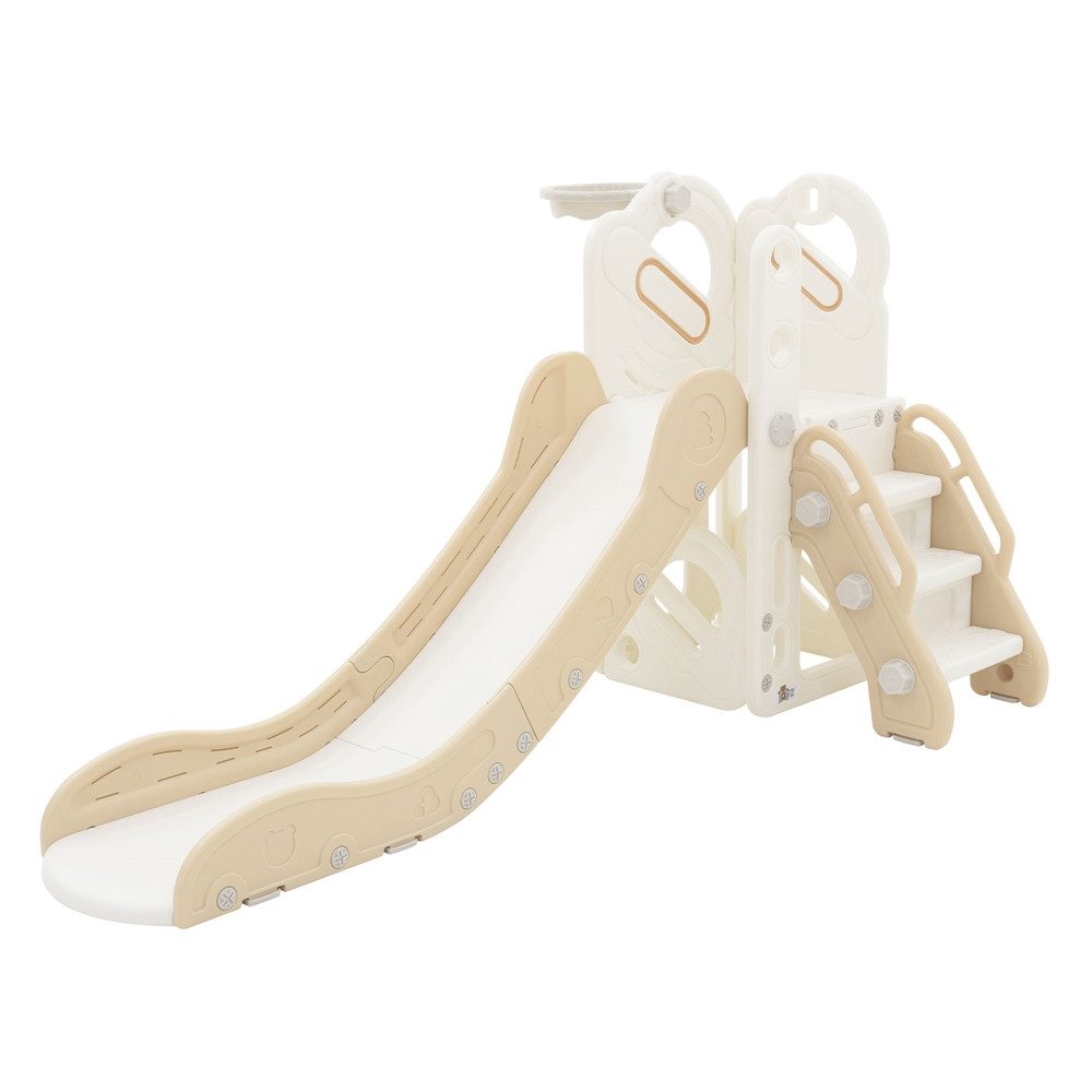 Joyz Rutsche Spielzeug Set 3in1 mit Rutsche und Basketballkorb, Kinderrutsc günstig online kaufen