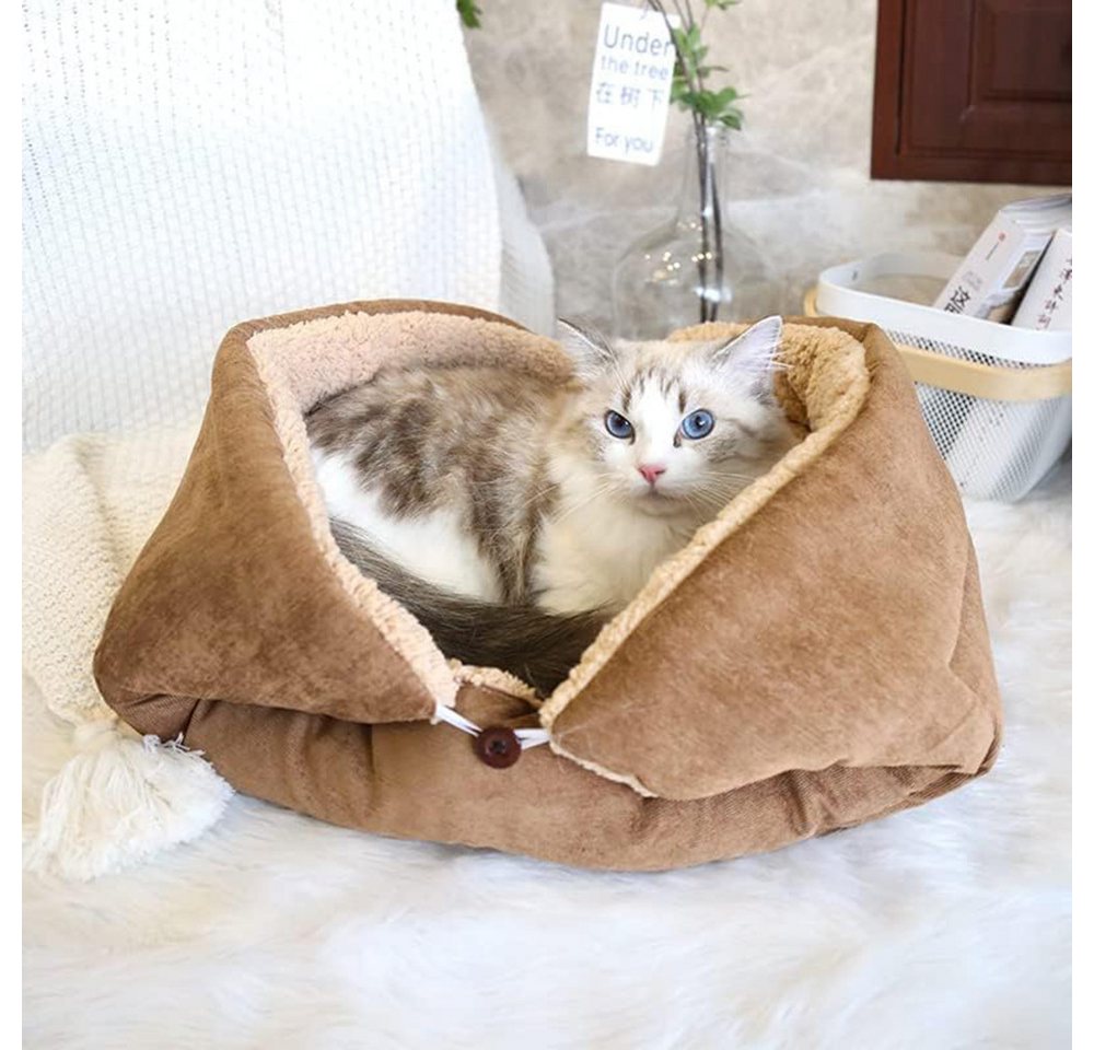 Thumbnail - Coonoor Tierbett Katzenbett Matte, 3 in 1 Katzenkissen,Waschbar Katzenbett Flauschig