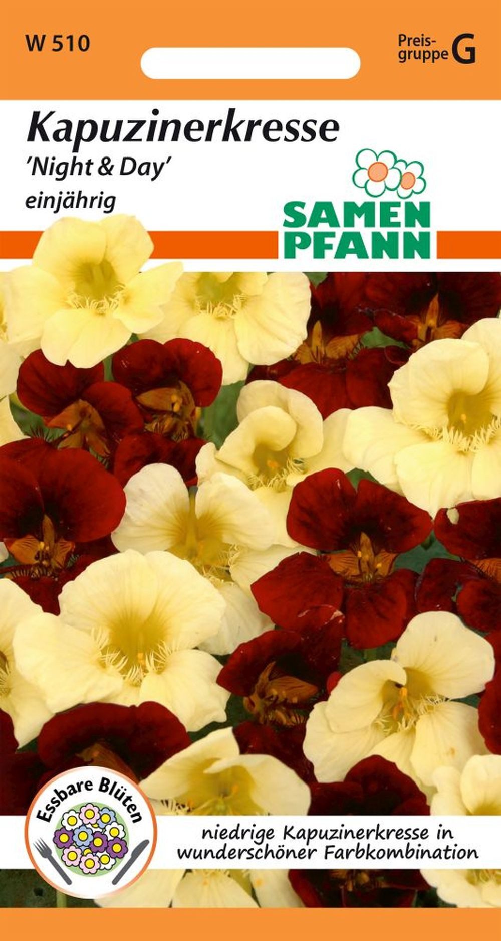 SAMEN PFANN Blumensamen Kapuzinerkresse, Night & Day - Kapuzinerkresse-Same günstig online kaufen