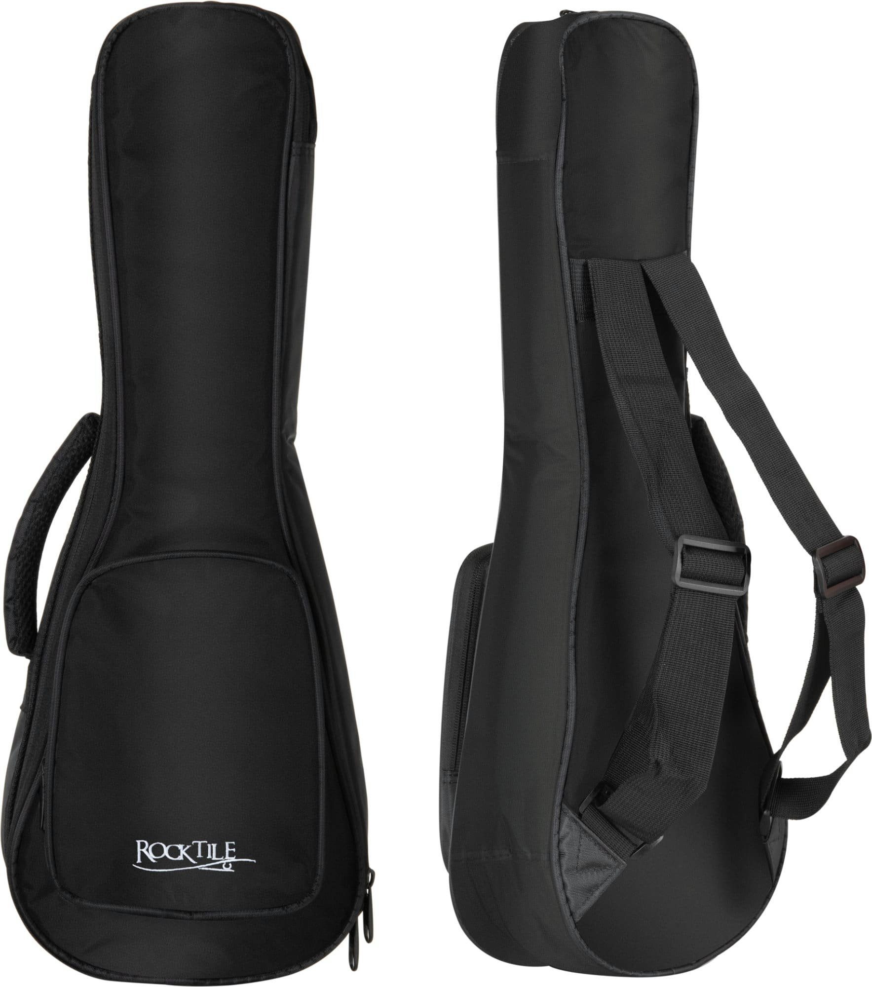 Gitarrentasche Tasche für Sopran-Ukulele Schwarz