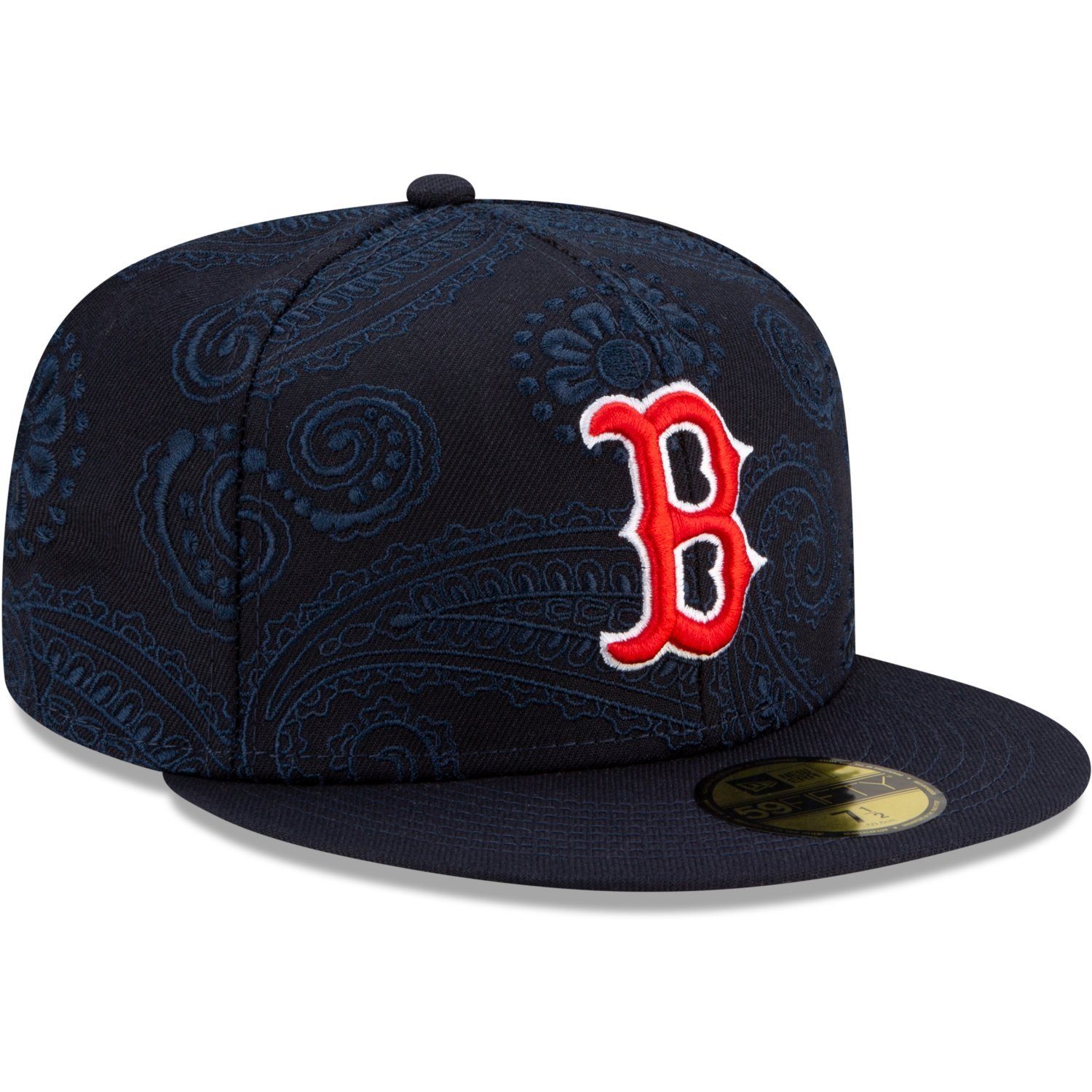 SWIRL Fitted Boston Cap New Era PAISLEY 59Fifty Red Sox
