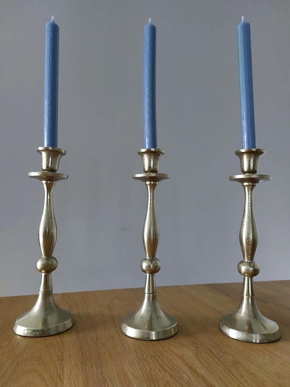Friedrich Klocke GmbH besondere für für Tafelkerzen Schmuck 3er Kerzenhalter gold Kerzenständer Set Tisch), Kerzenleuchter den (wundervoller für Anlässe Kerzenhalter massive im stilvolle