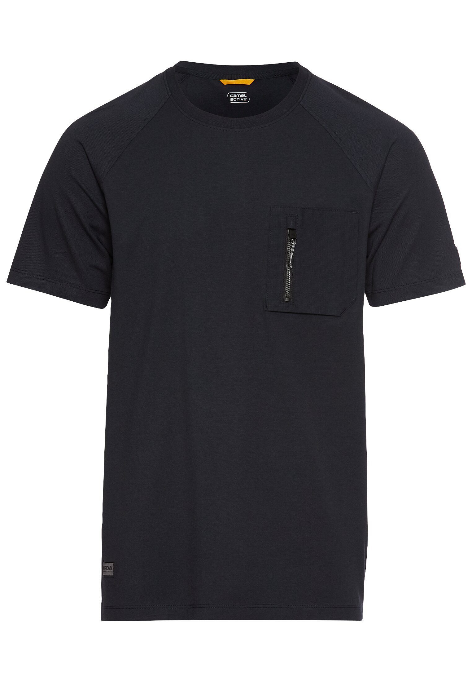 camel active T-Shirt T-Shirt mit Cooling Effekt Kurzarm