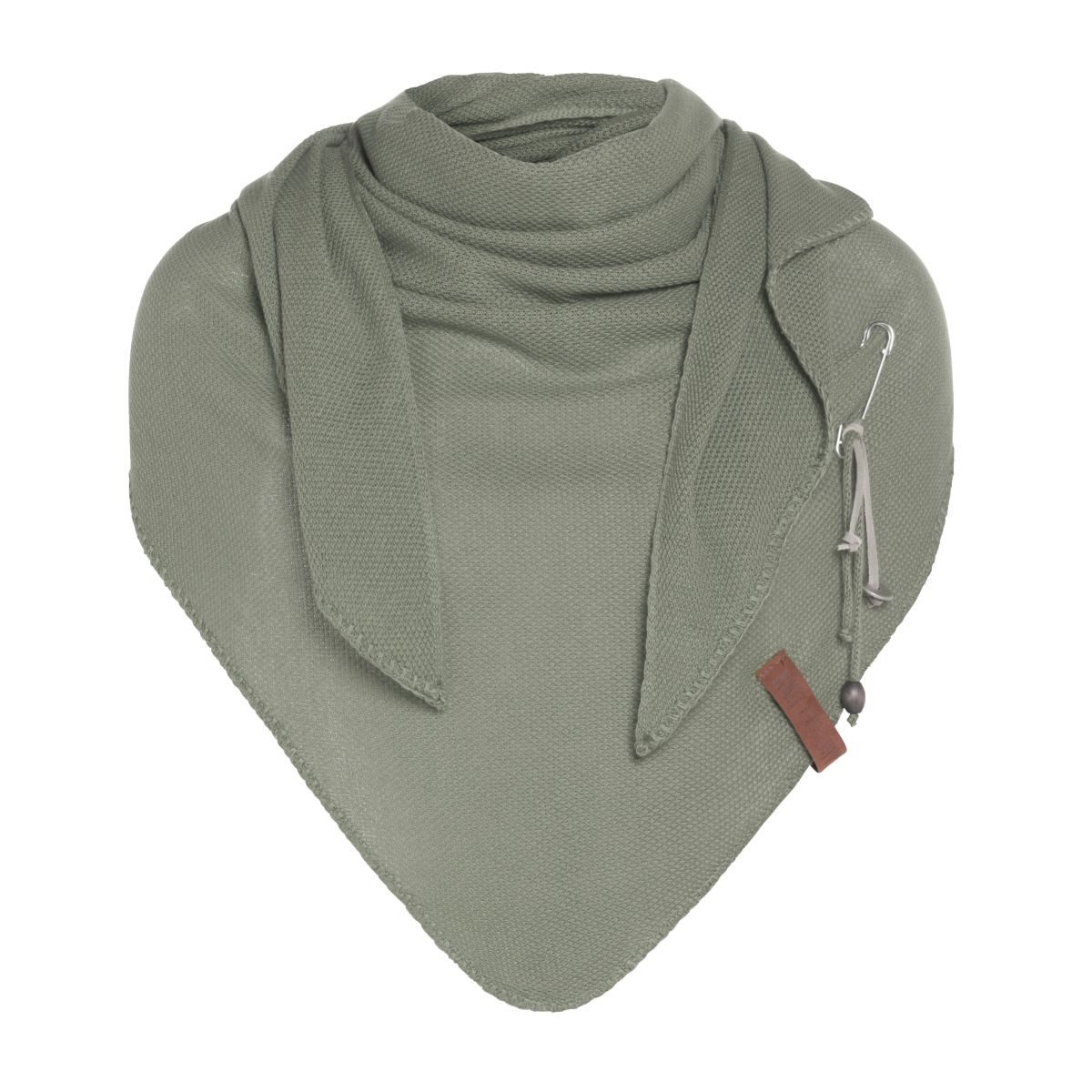 Strickschal Lola Dreieckstuch Urban Green