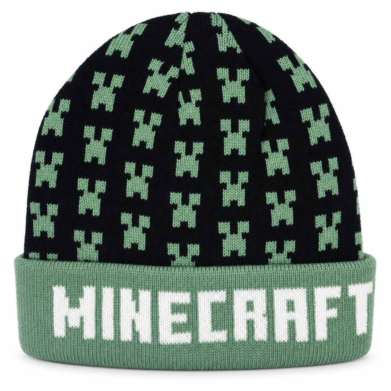 Minecraft Jerseymütze Minecraft Gamer Creeper Kinder Jungen Wintermütze Mütze Gr. 54 - 56