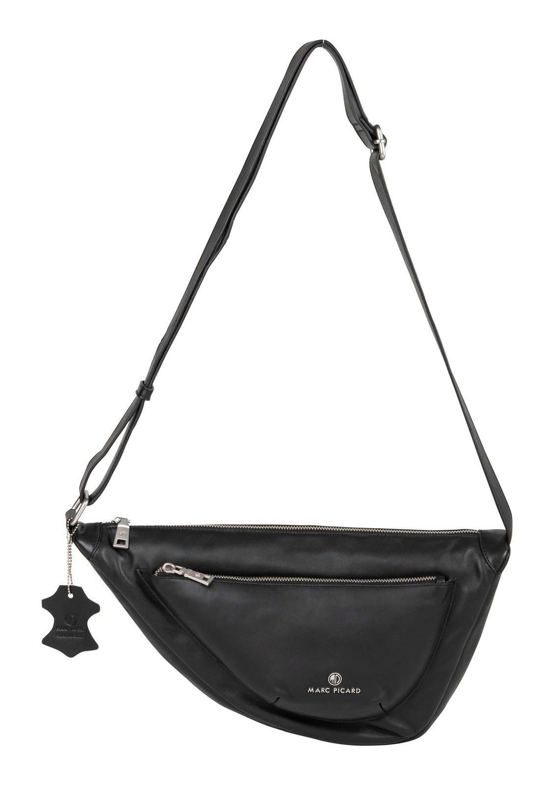 Marc Picard Schultertasche Shoulder Bag Moon, aus echtem Lammleder