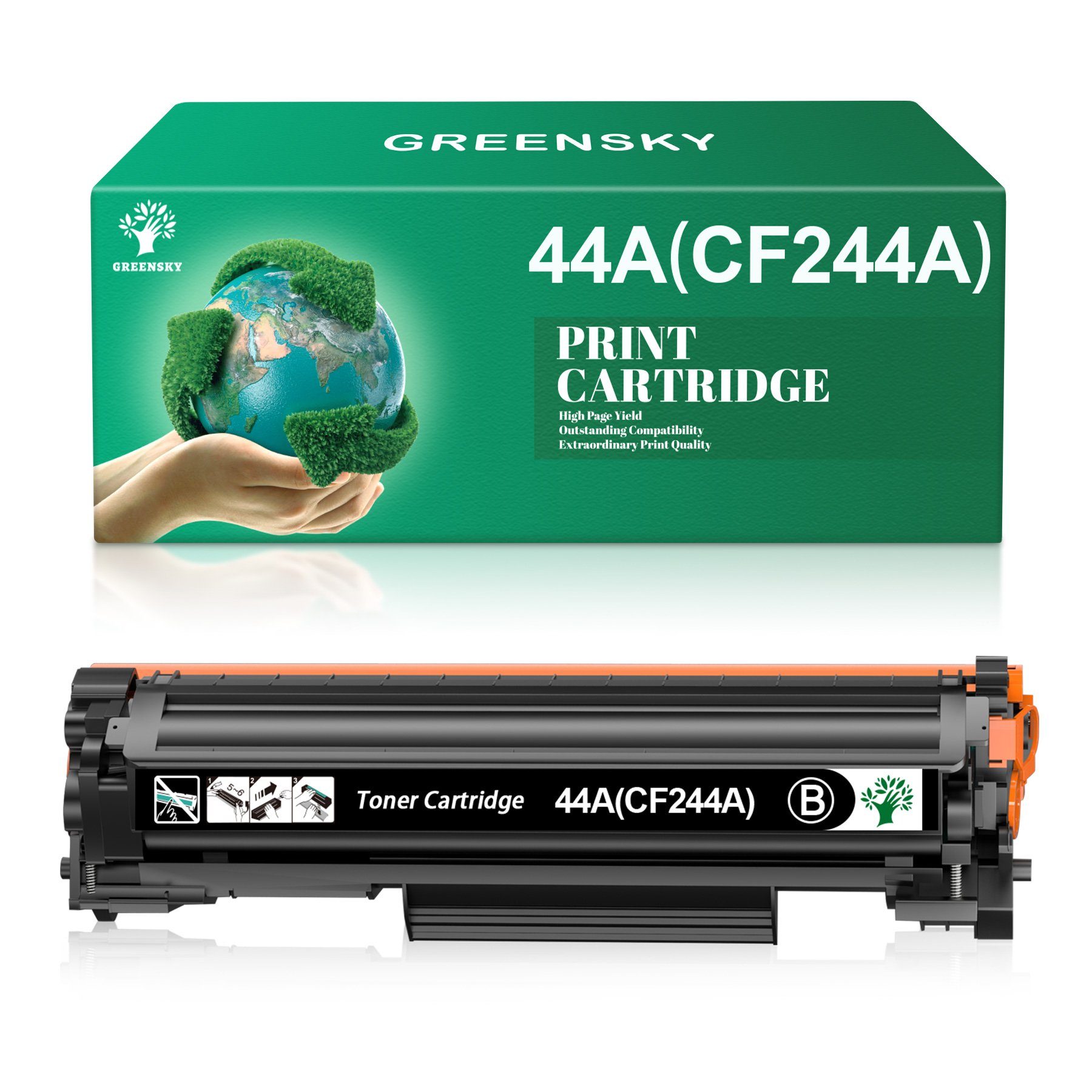 Greensky Tonerpatrone »Ersatz für HP 44A CF244A«, (1er Schwarz, ca. 1000  seiten), für HP Laserjet Pro M15w M15a, HP Laserjet Pro MFP M28a MFP M28w  Drucker online kaufen | OTTO