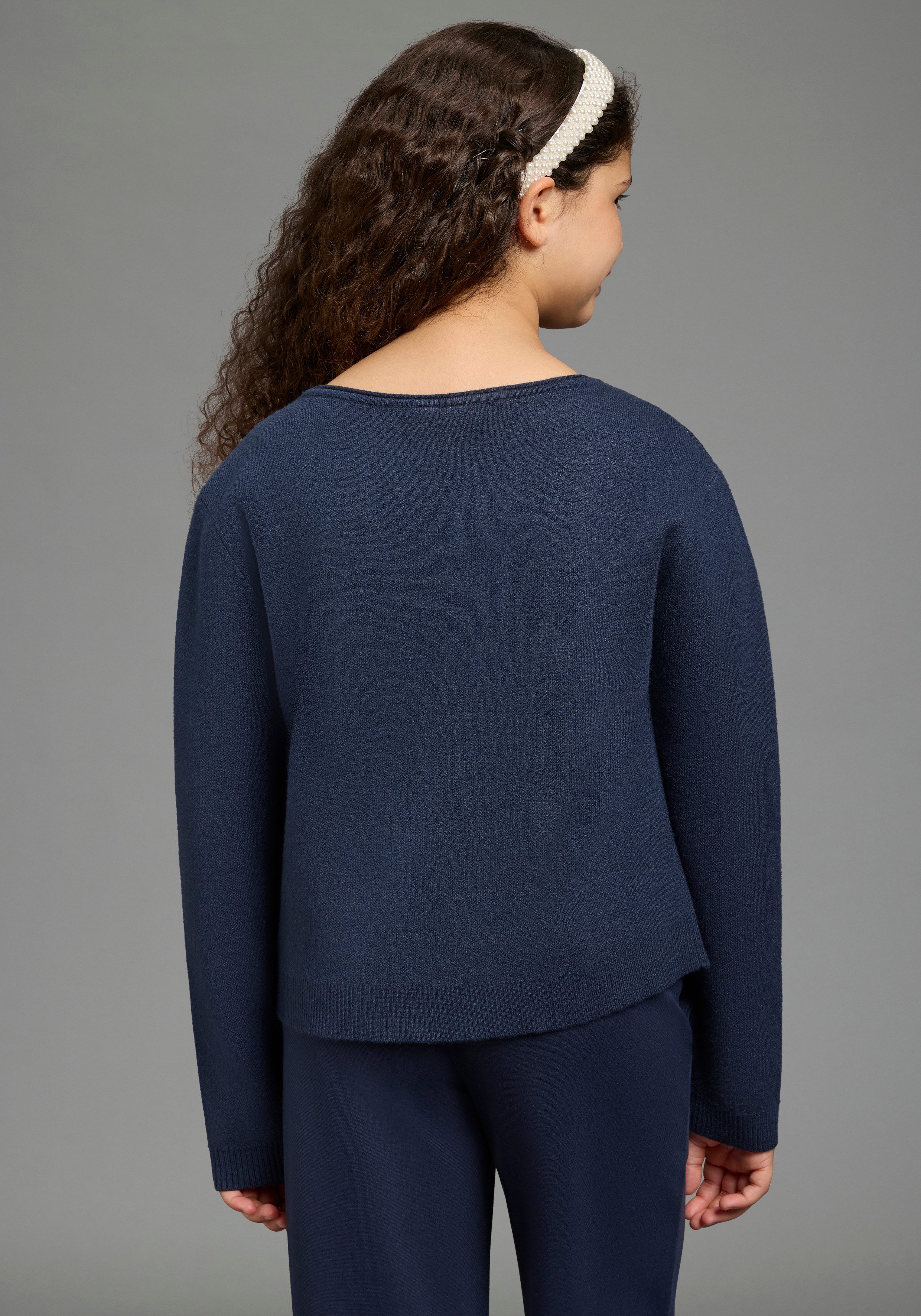 KangaROOS Strickpullover Strickpullover mit Sternen von KangaROOS Weicher Pullover mit Sternen-Motiv, elastisches Strickmaterial