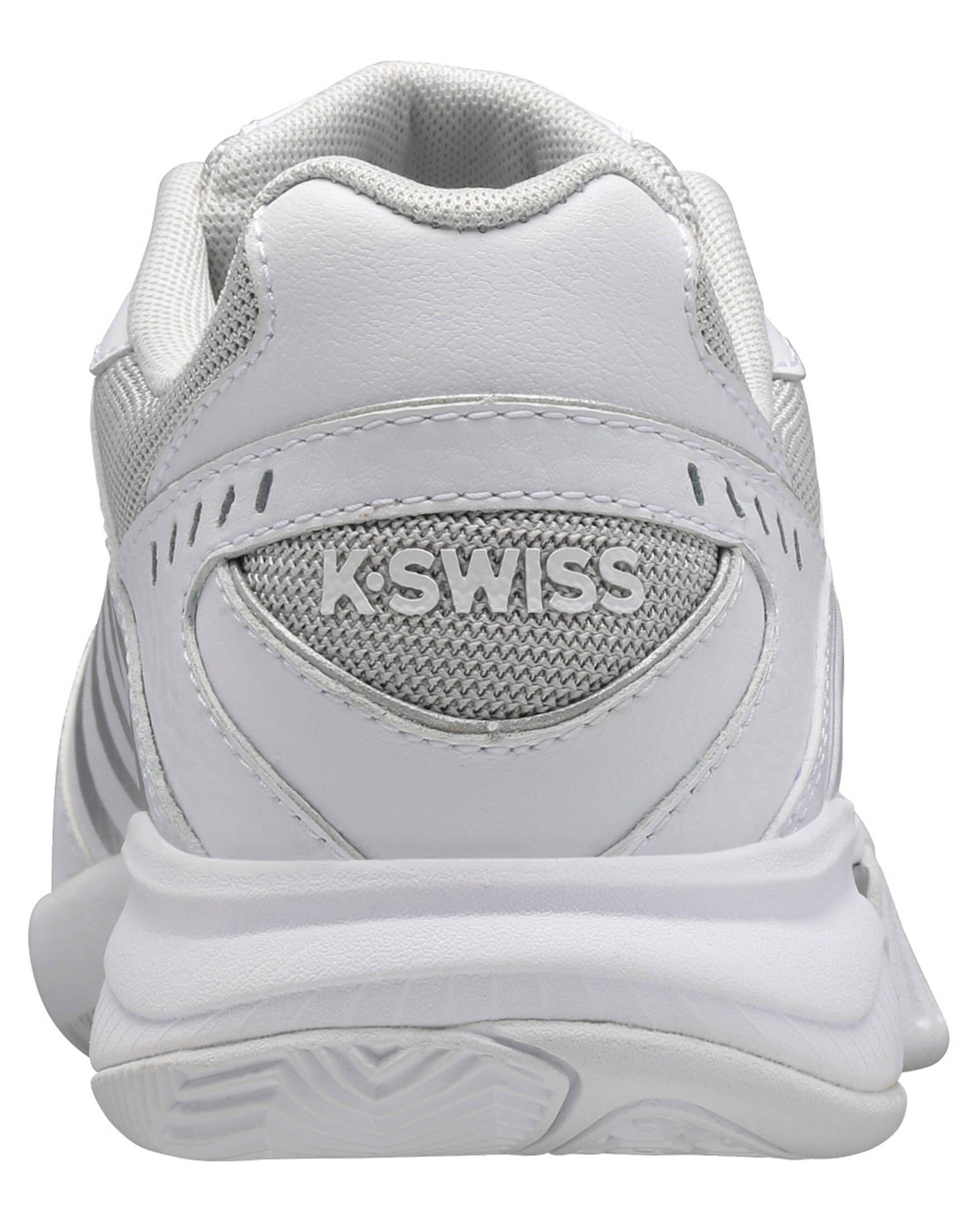K-Swiss Damen Tennisschuhe Outdoor V WHITE/VAPOR Tennisschuh RECEIVER BLUE/SILVER