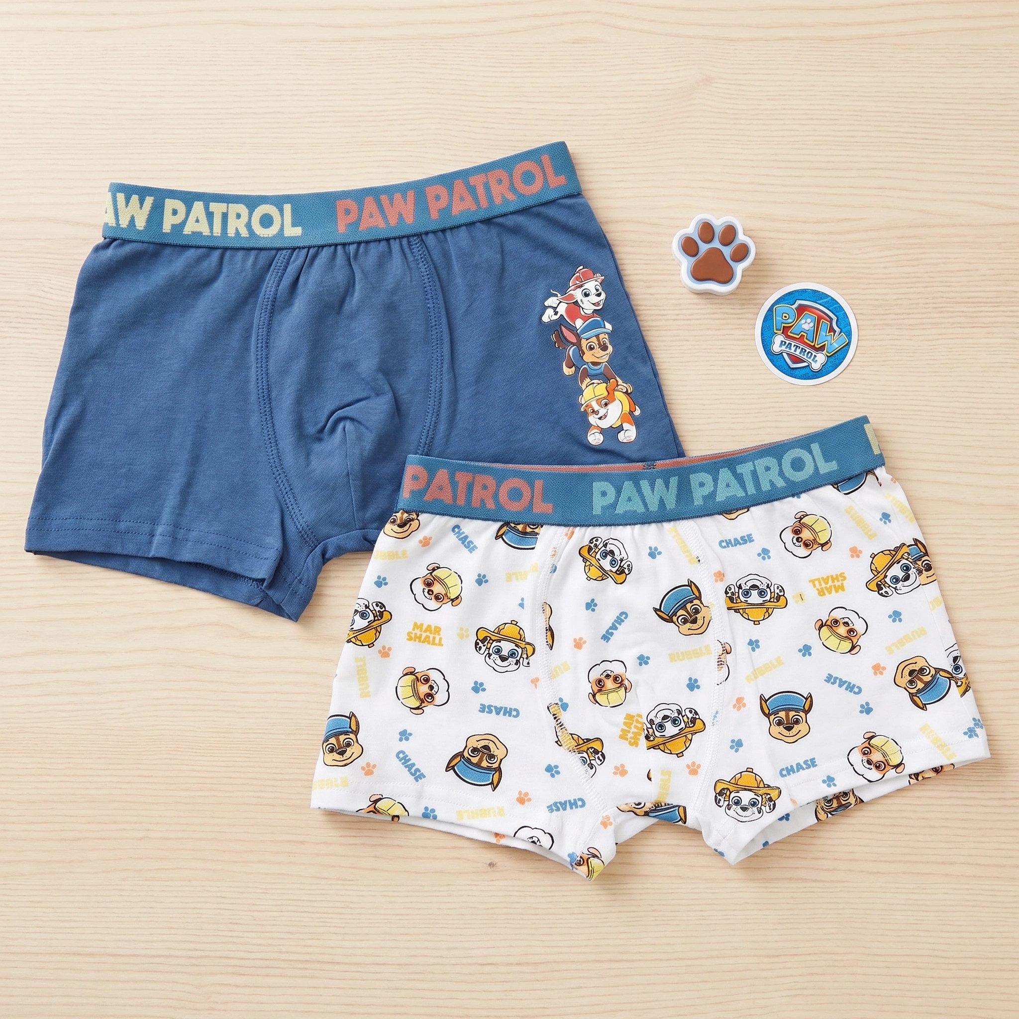 PAW PATROL Boxershorts Paw Patrol Jungen Kinder Unterhosen 2er Pack – Gr. 98 bis 128 (2-St) – Bild 5 von 5