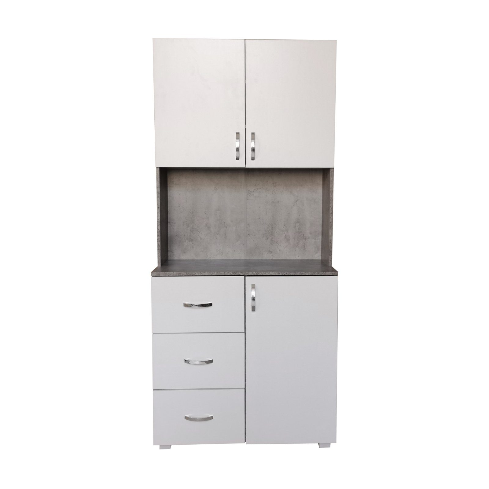 HTI-Line Küchenbuffet Küchenbuffet Blanca (Stück, 1-St., 1x Schrank Blanca, ohne Dekoration) Küchenschrank Hochschrank